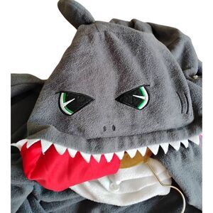 One Piece Shark Onesie Size Large